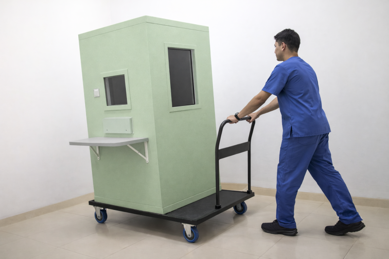 ilustrasi chamber audiometri fiberglass