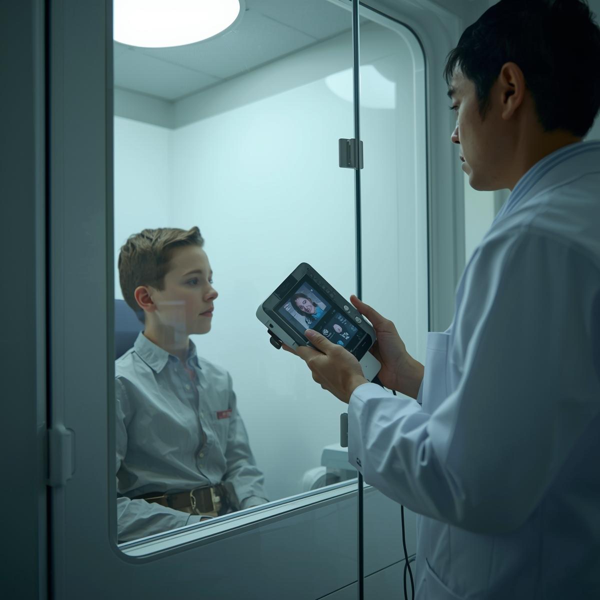 ilustrasi chamber audiometri